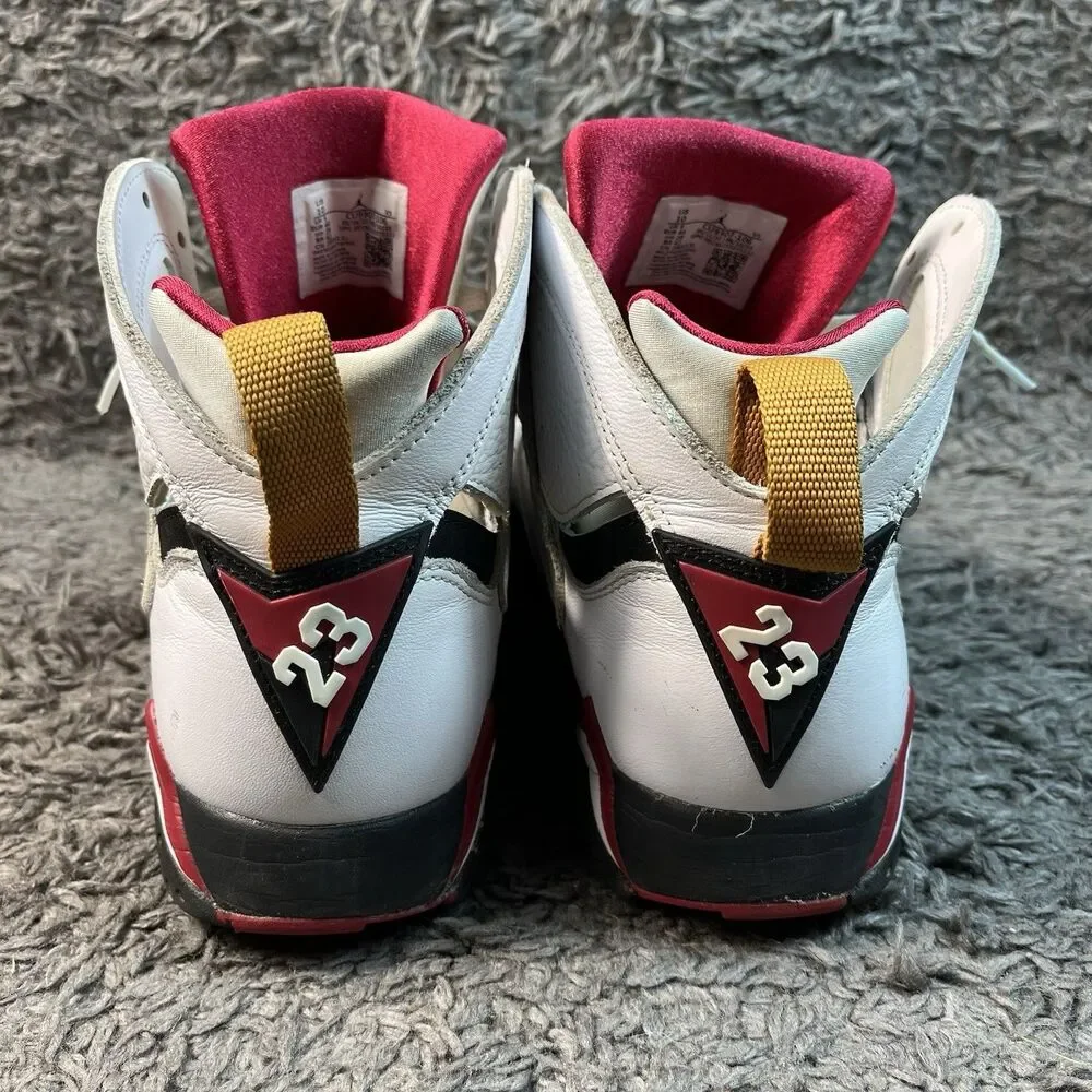 Air Jordan 7 Retro Cardinal 2022 Men's Sneakers Size 10